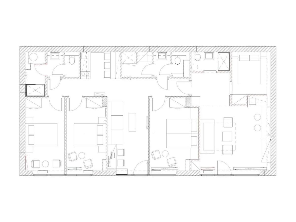 Modern Four Bedroom Apartment In Palace District Budapest Eksteriør bilde